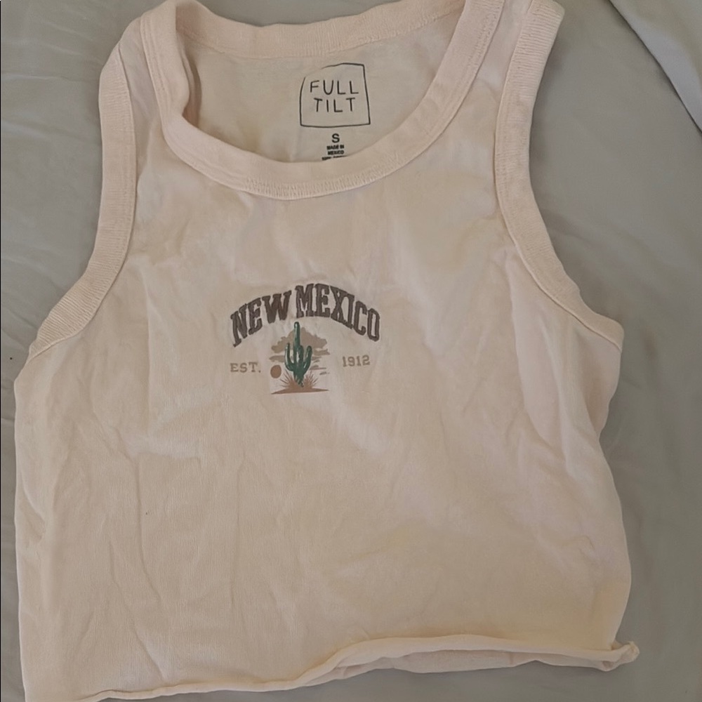 Full Tilt Cream Tank Top NWOT!